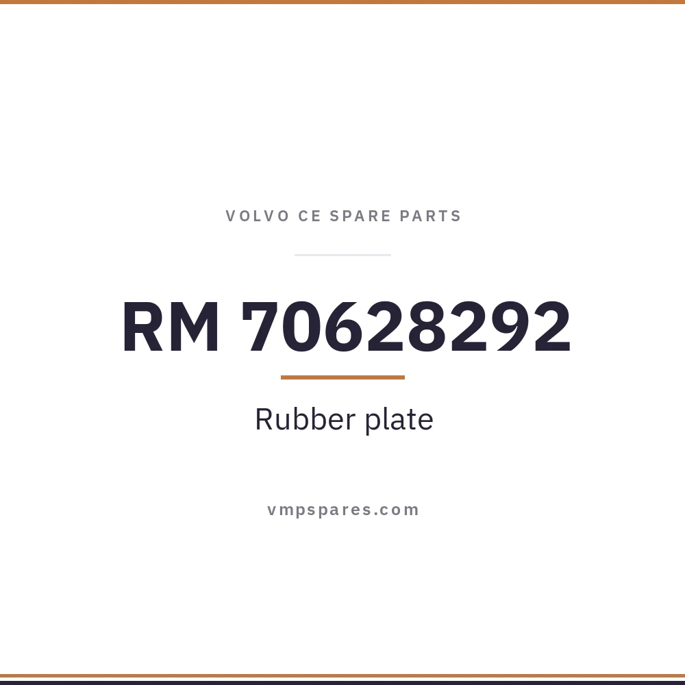 RM 70628292 – Rubber plate