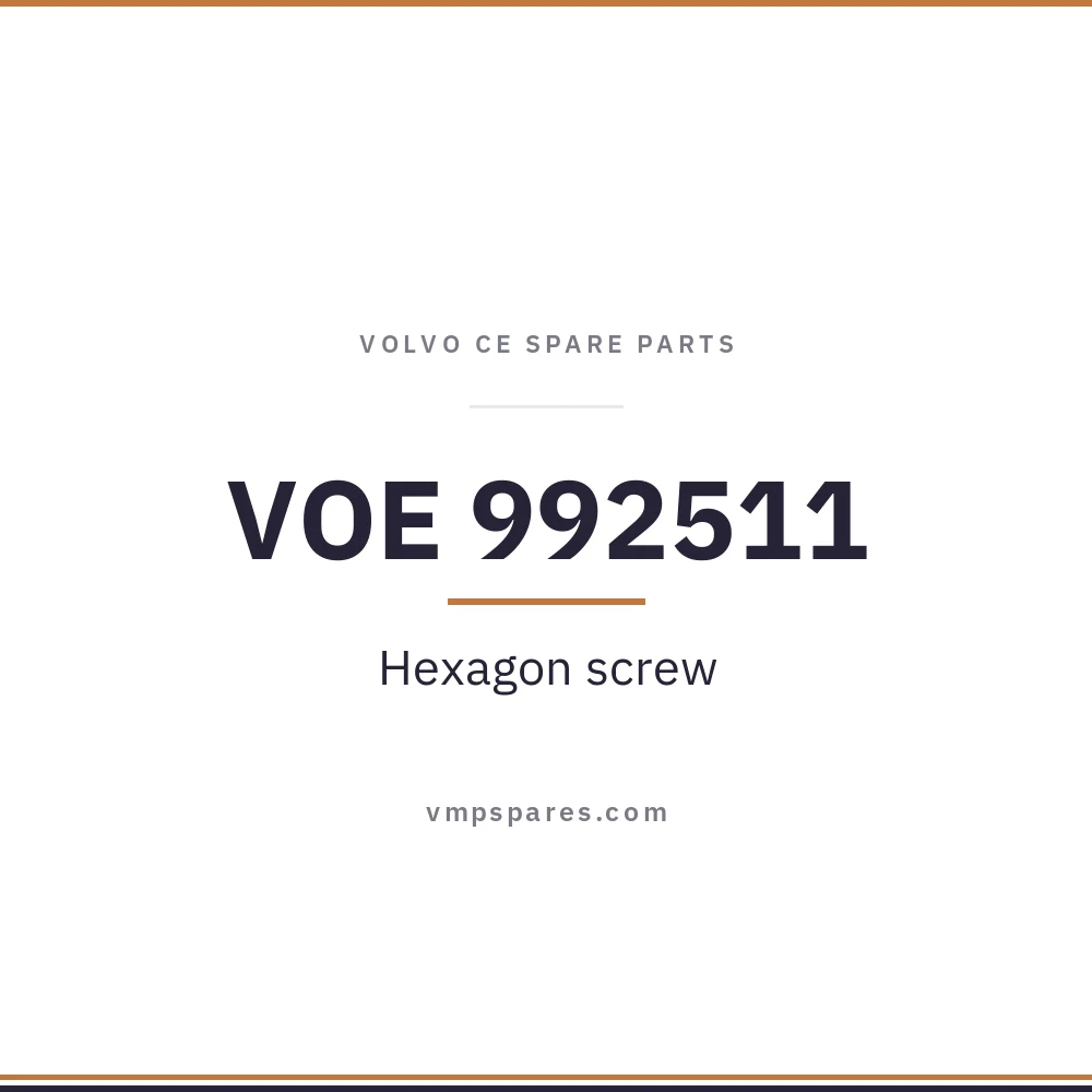 VOE 992511 – Hexagon screw