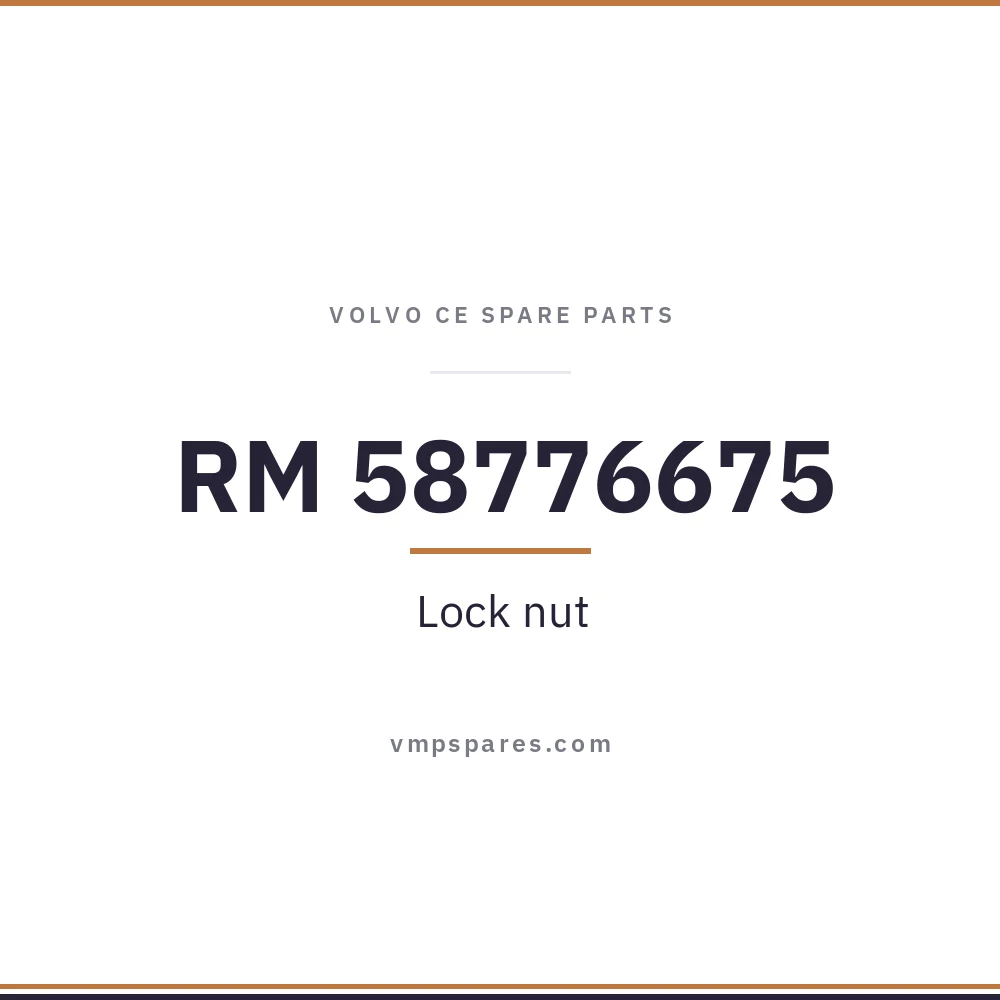 RM 58776675 – Lock nut