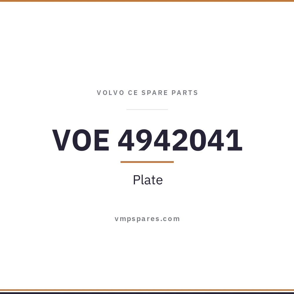 VOE 4942041 – Plate