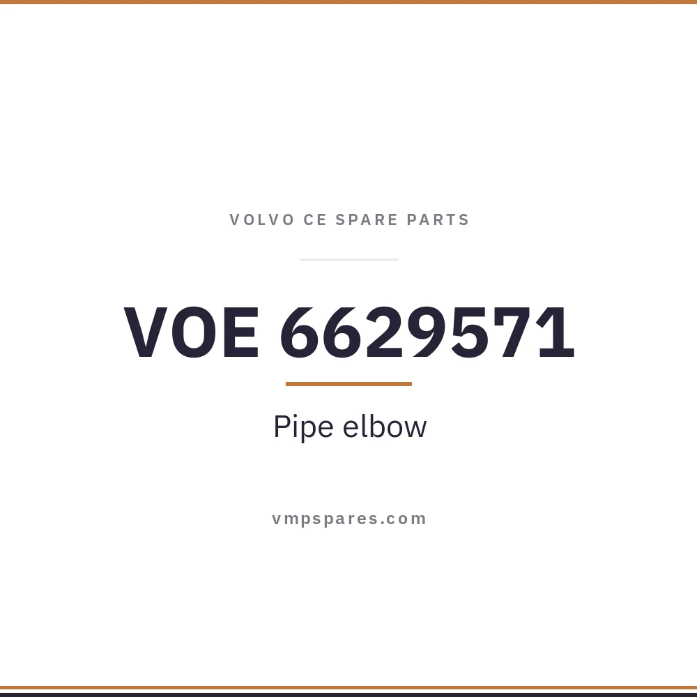 VOE 6629571 – Pipe elbow