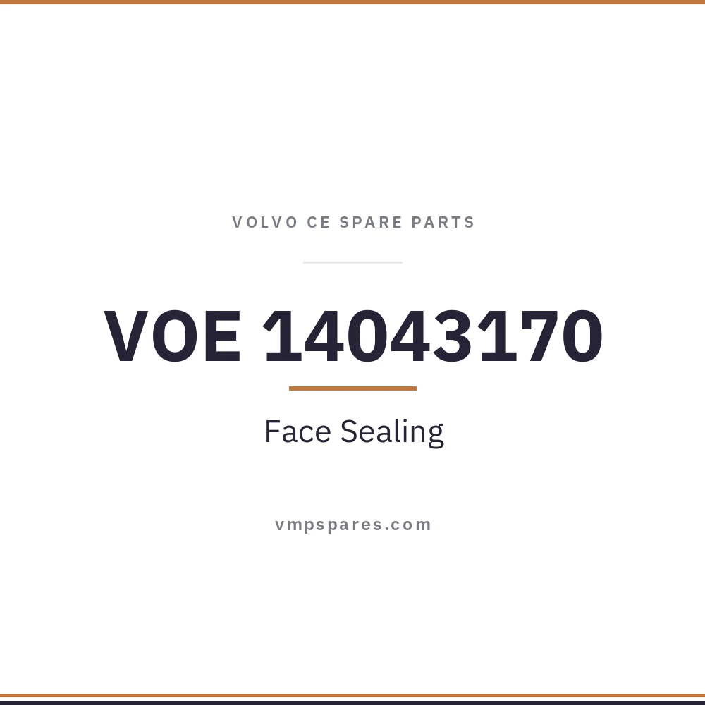 VOE 14043170 – Face Sealing