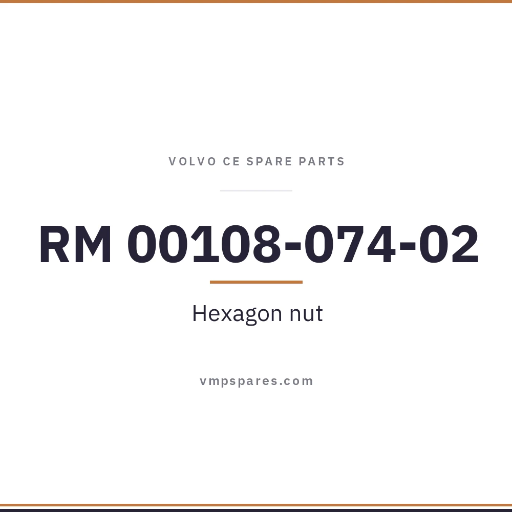 RM 00108-074-02 – Hexagon nut