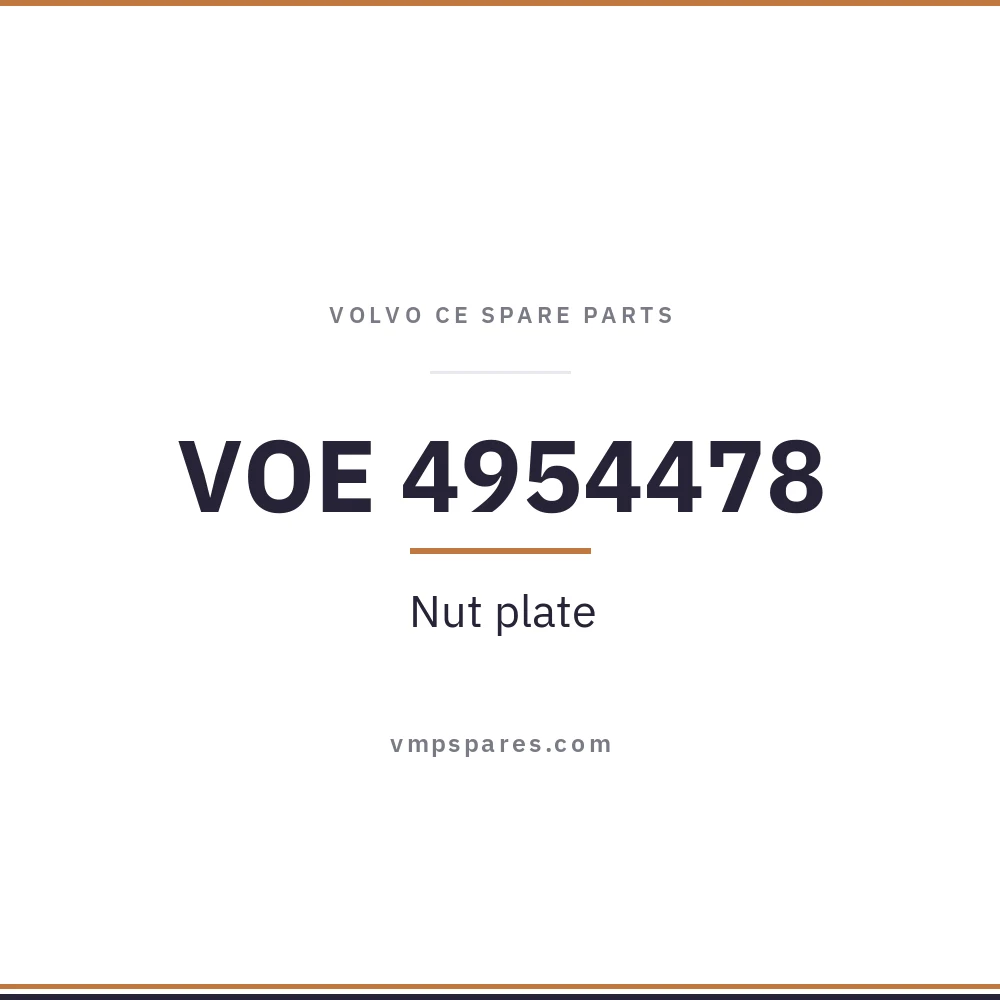 VOE 4954478 – Nut plate