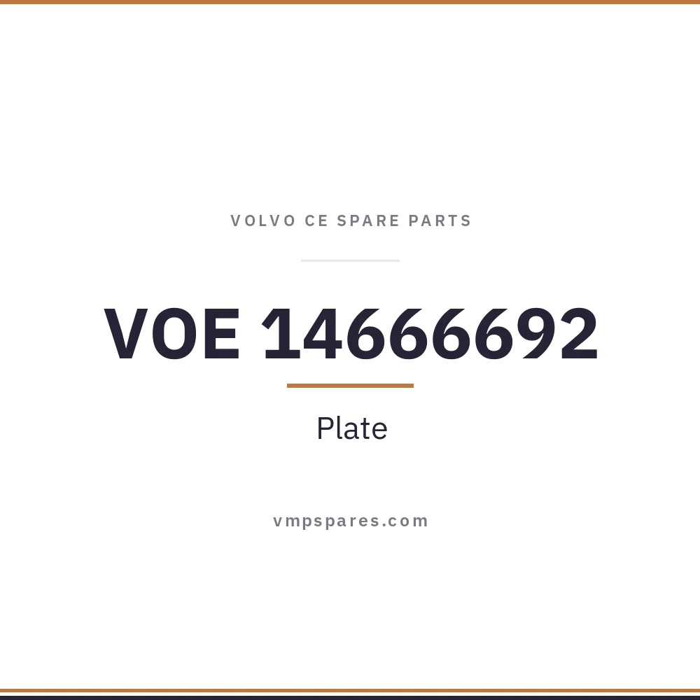 VOE 14666692 – Plate