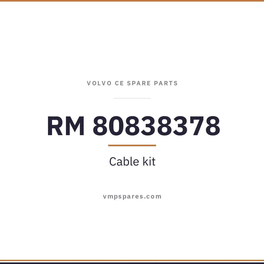 RM 80838378 – Cable kit