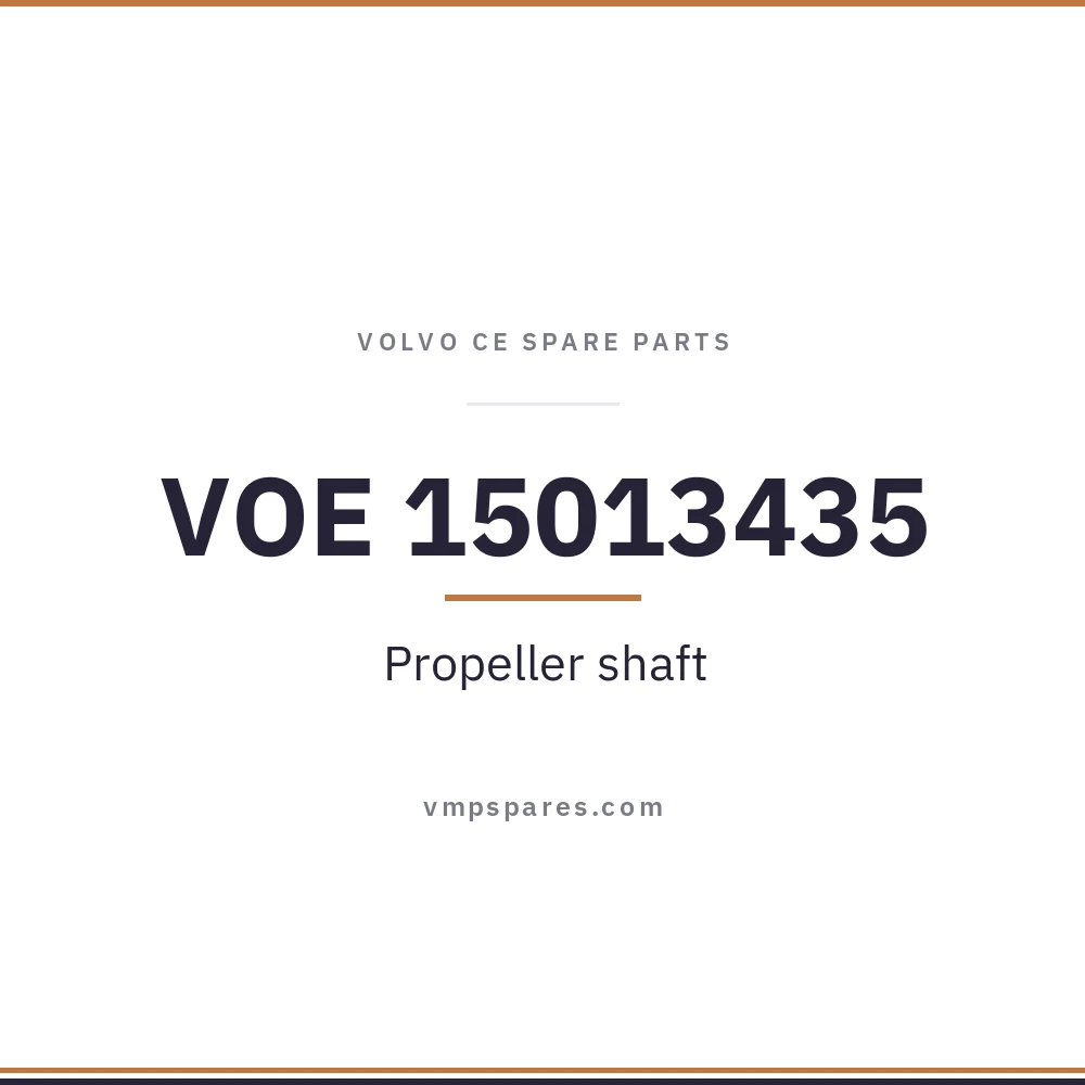 VOE 15013435 – Propeller shaft
