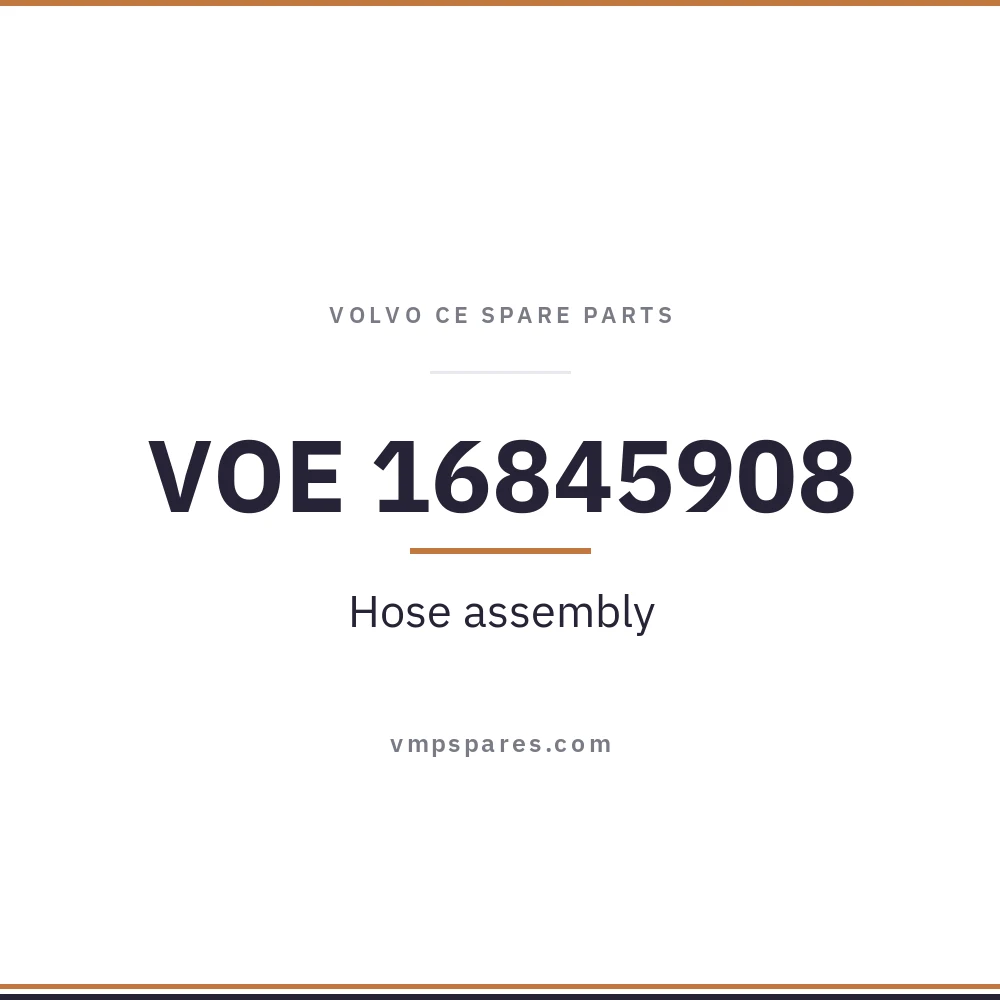 VOE 16845908 – Hose assembly