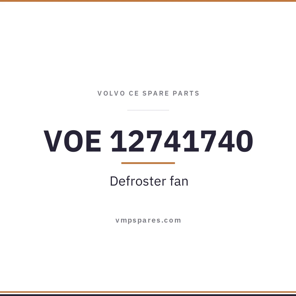 VOE 12741740 – Defroster fan