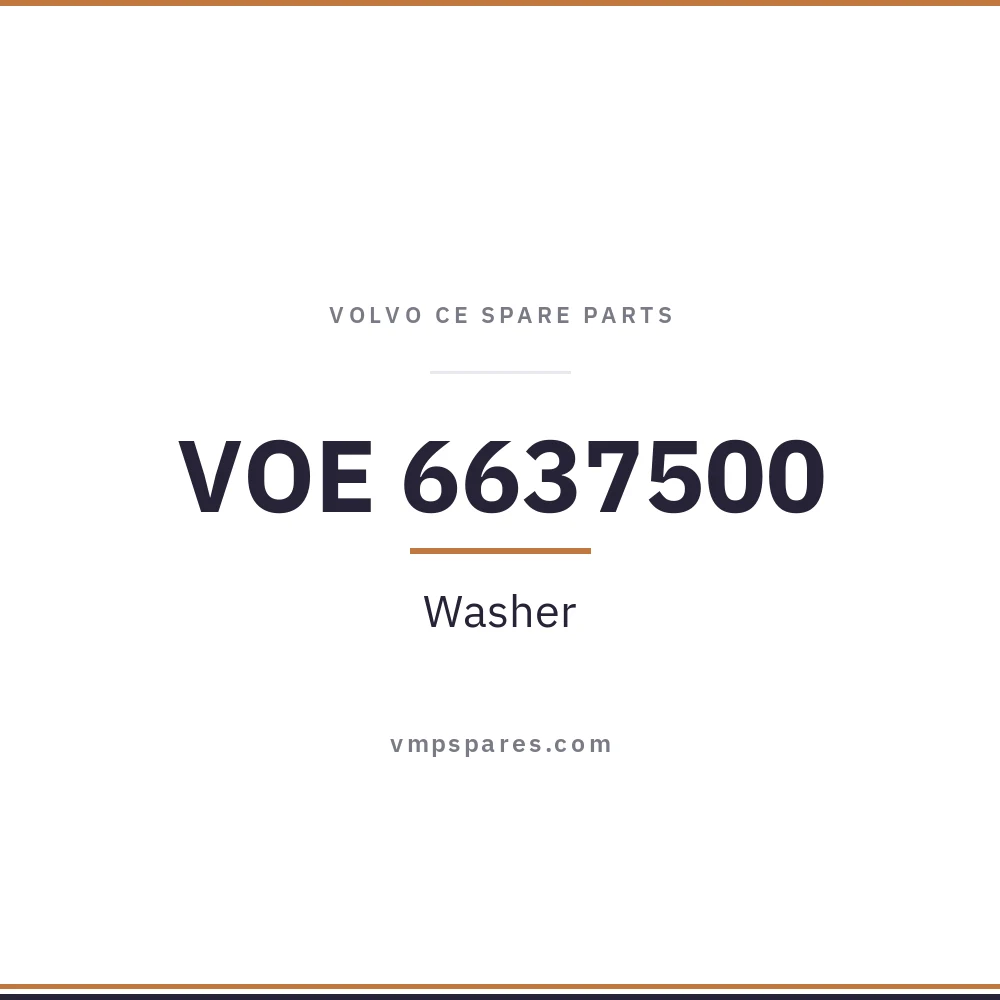 VOE 6637500 – Washer