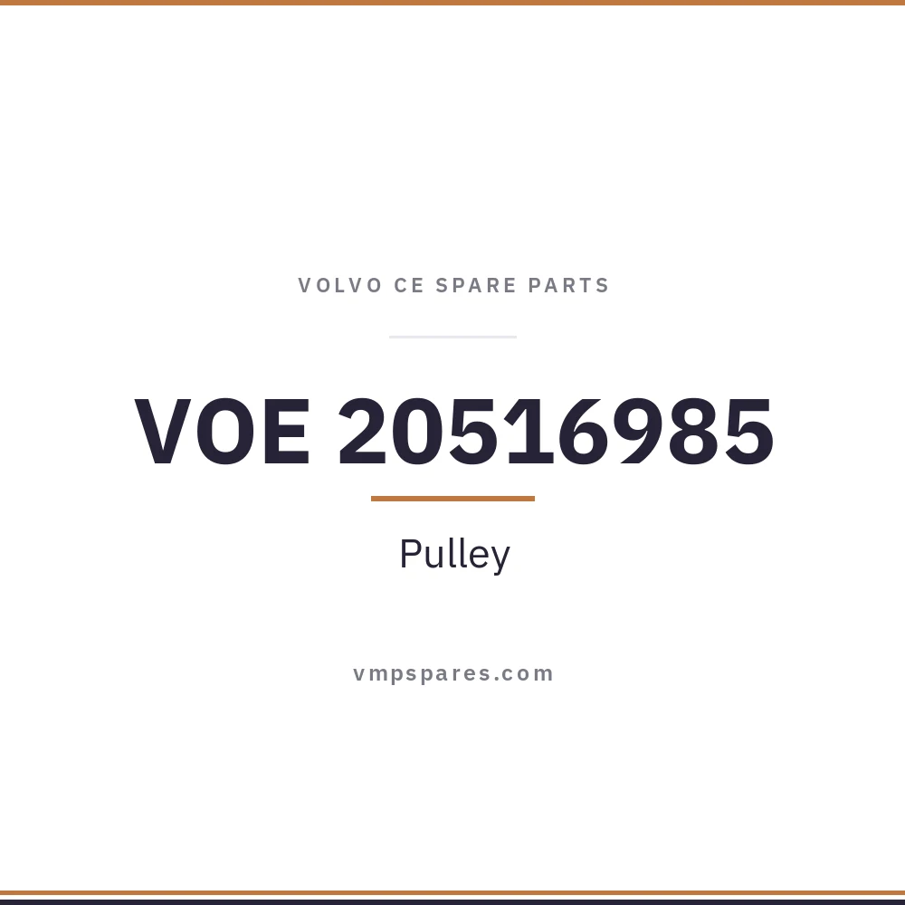 VOE 20516985 – Pulley