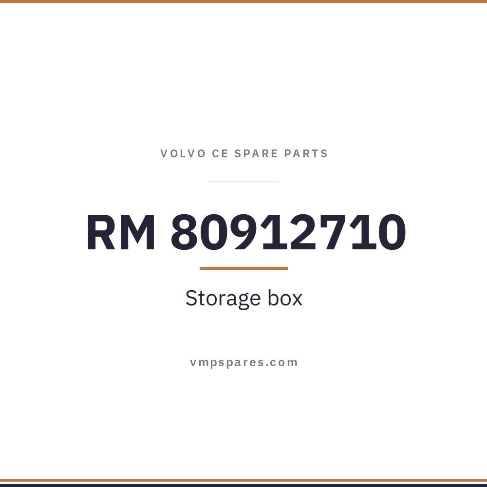 RM 80912710 – Storage box