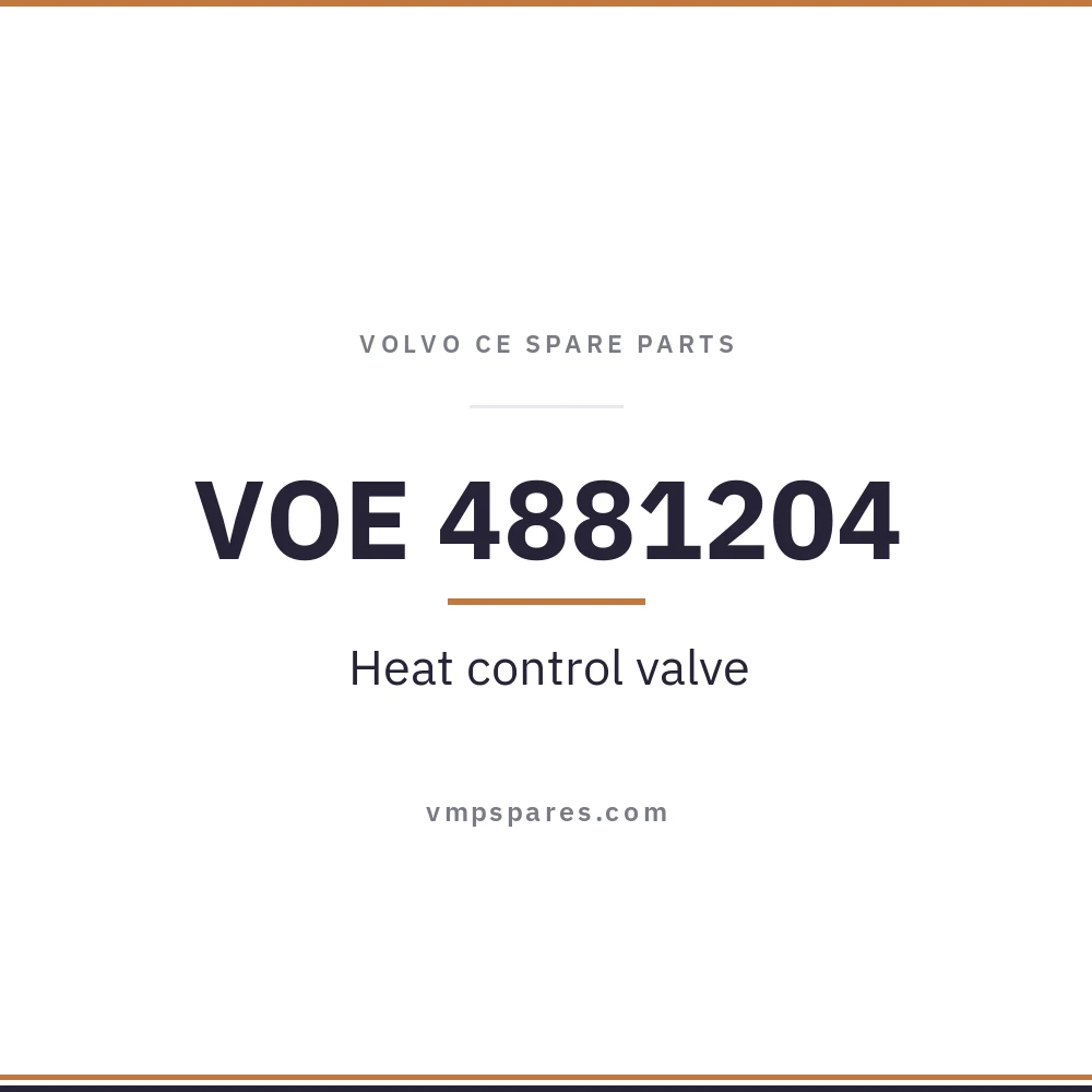 VOE 4881204 – Heat control valve