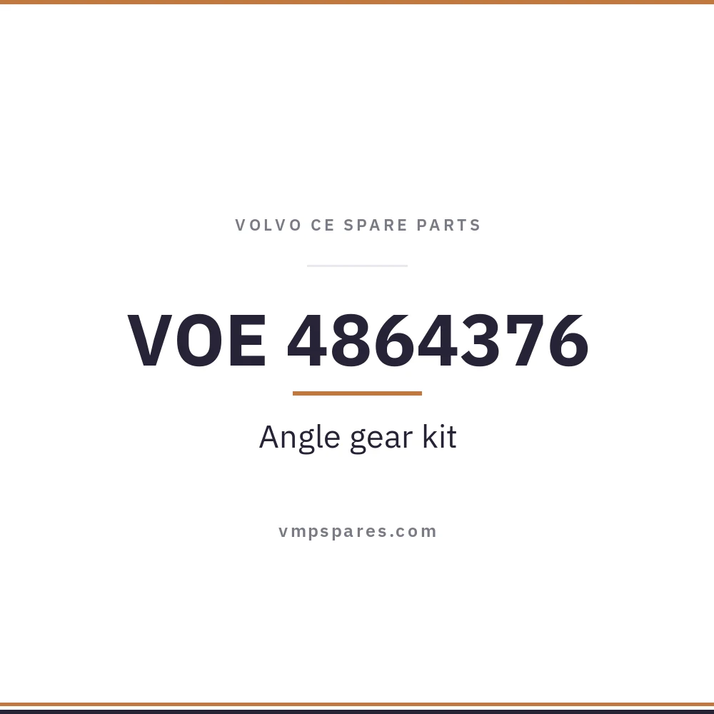 VOE 4864376 – Angle gear kit