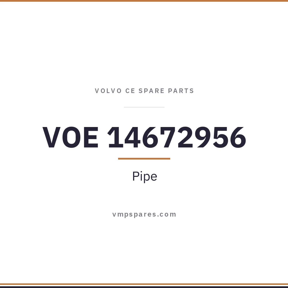 VOE 14672956 – Pipe