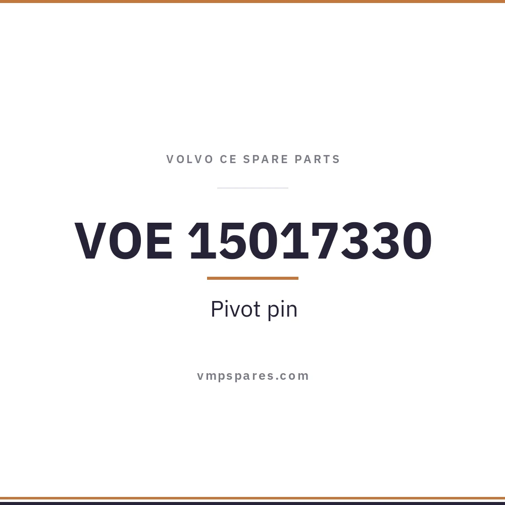 VOE 15017330 – Pivot pin