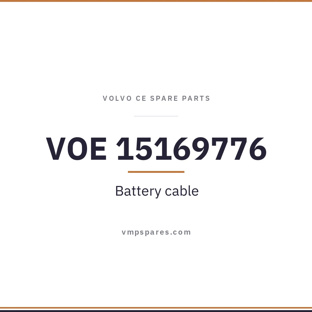 VOE 15169776 – Battery cable