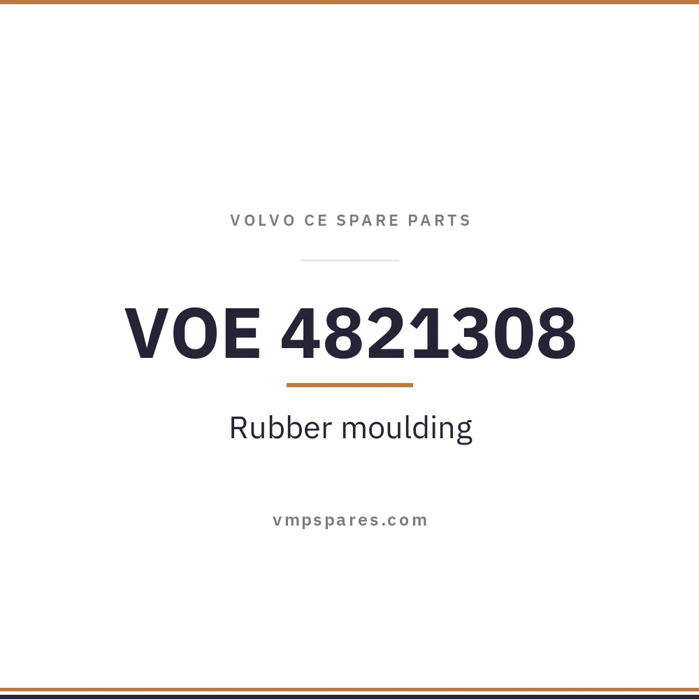 VOE 4821308 – Rubber moulding