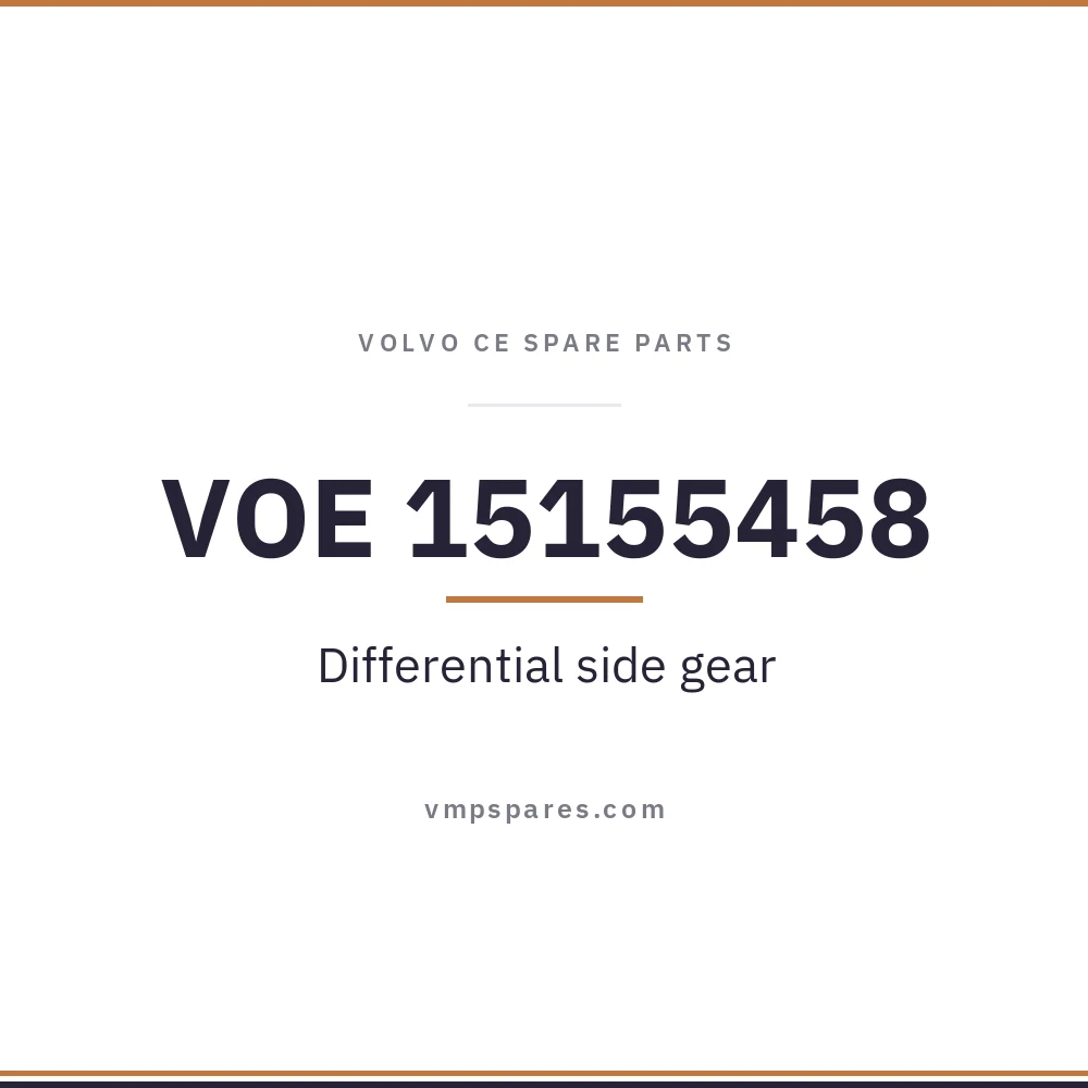VOE 15155458 – Differential side gear