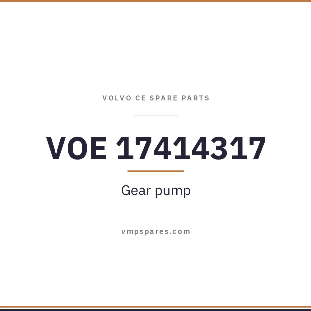 VOE 17414317 – Gear pump