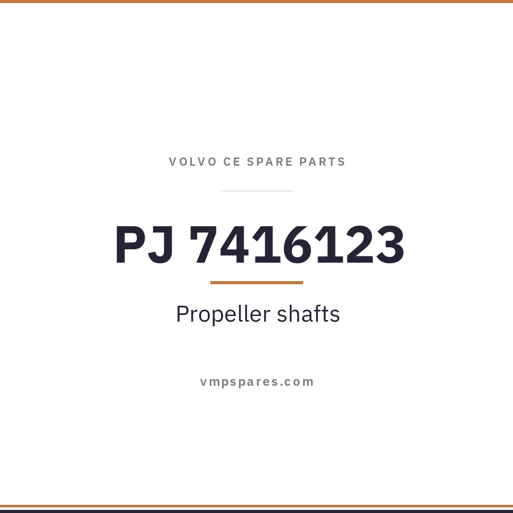 PJ 7416123 – Propeller shafts