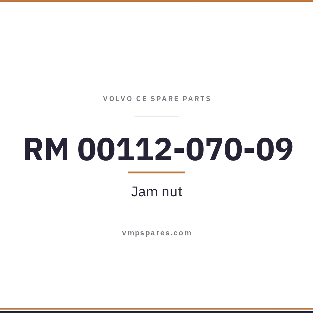 RM 00112-070-09 – Jam nut