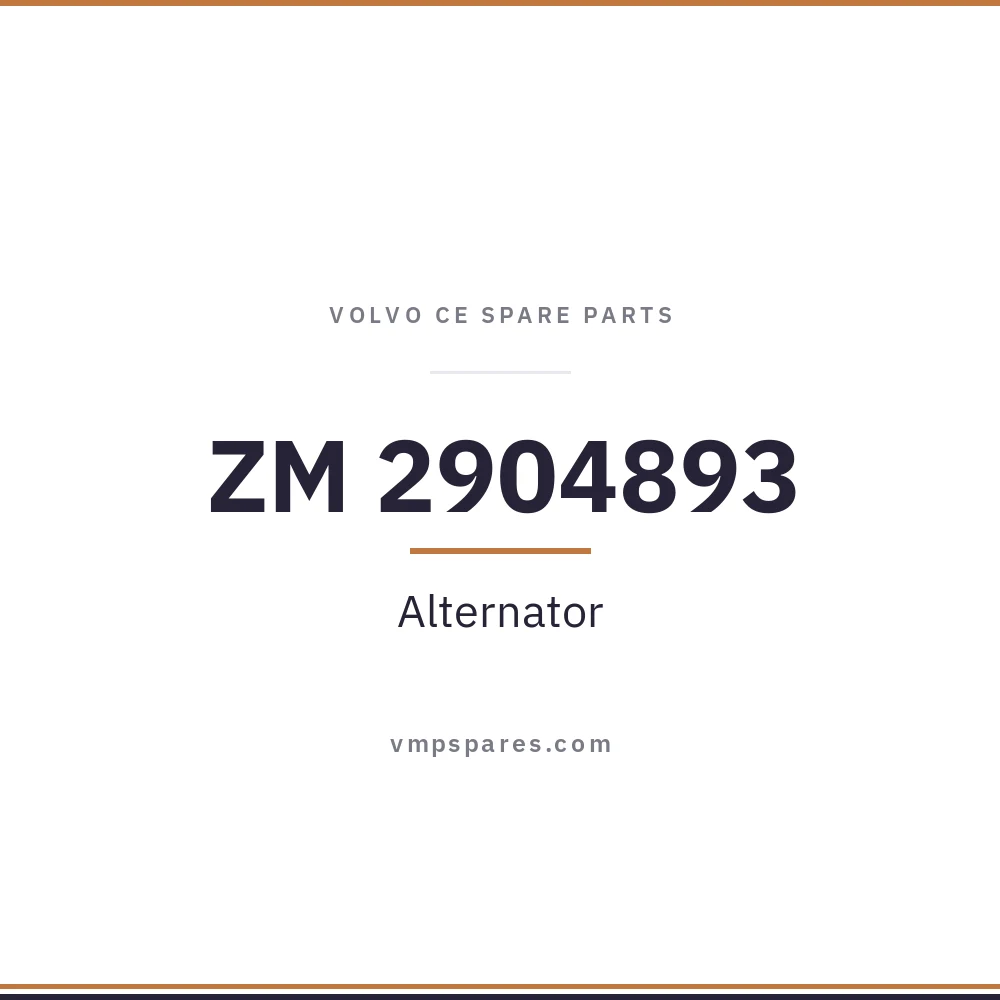 ZM 2904893 – Alternator