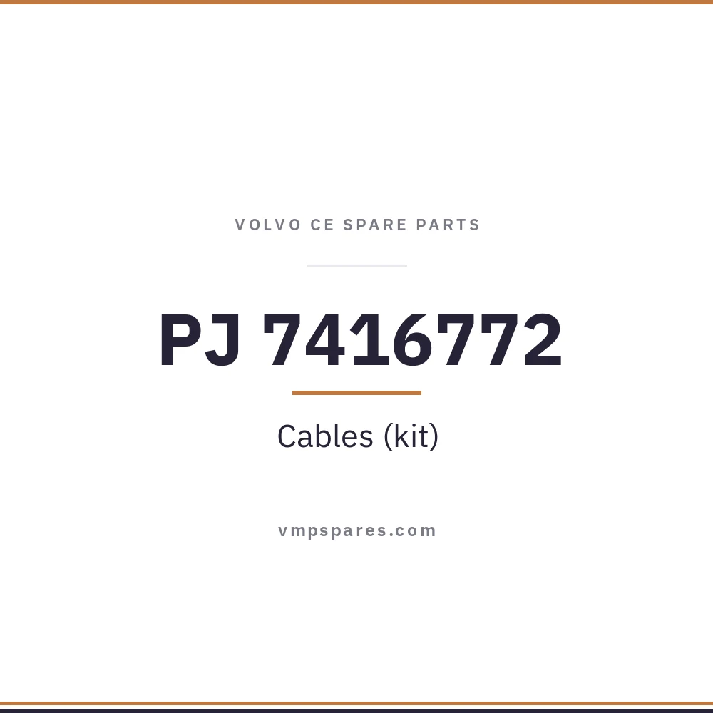 PJ 7416772 – Cables (kit)