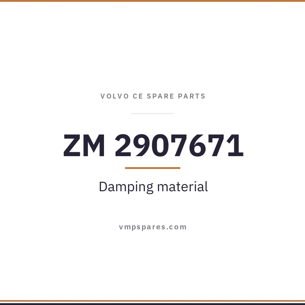ZM 2907671 – Damping material