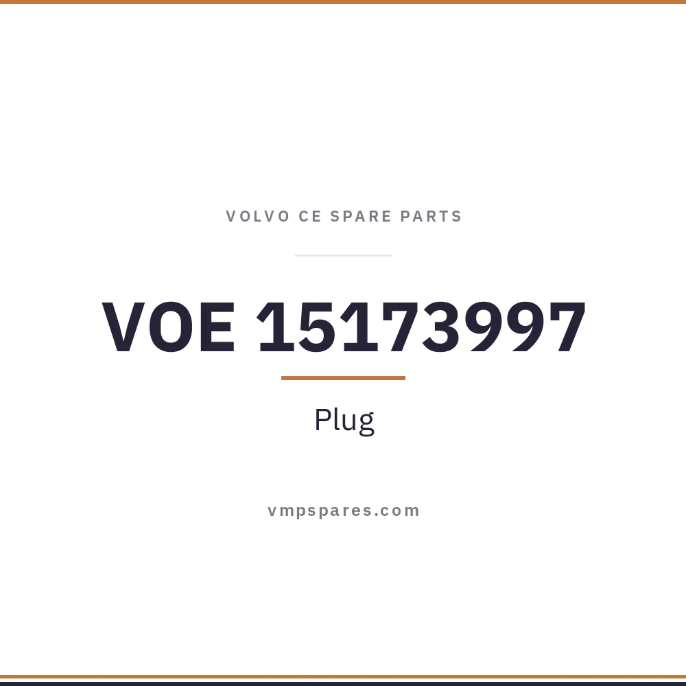 VOE 15173997 – Plug