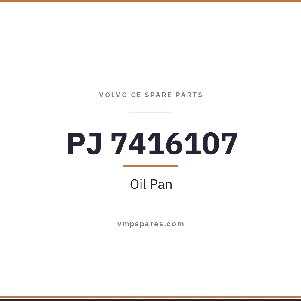 PJ 7416107 – Oil Pan