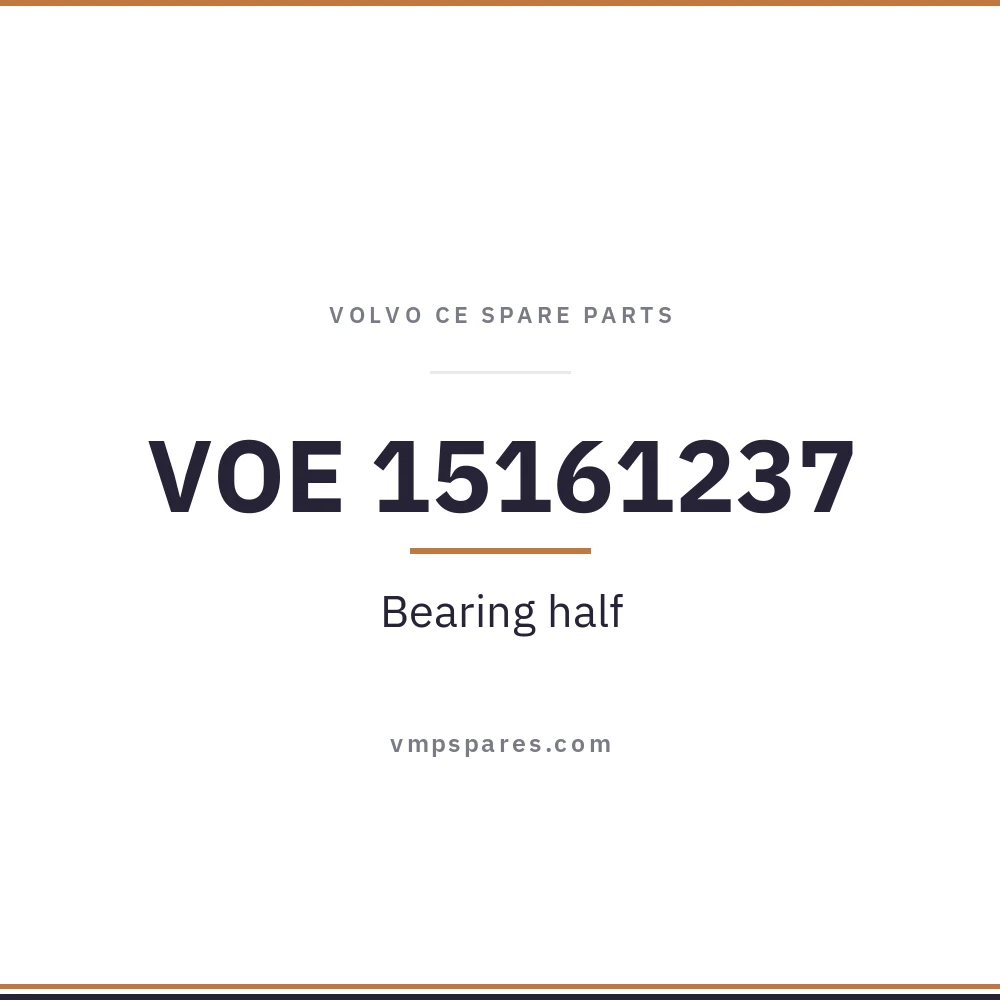 VOE 15161237 – Bearing half