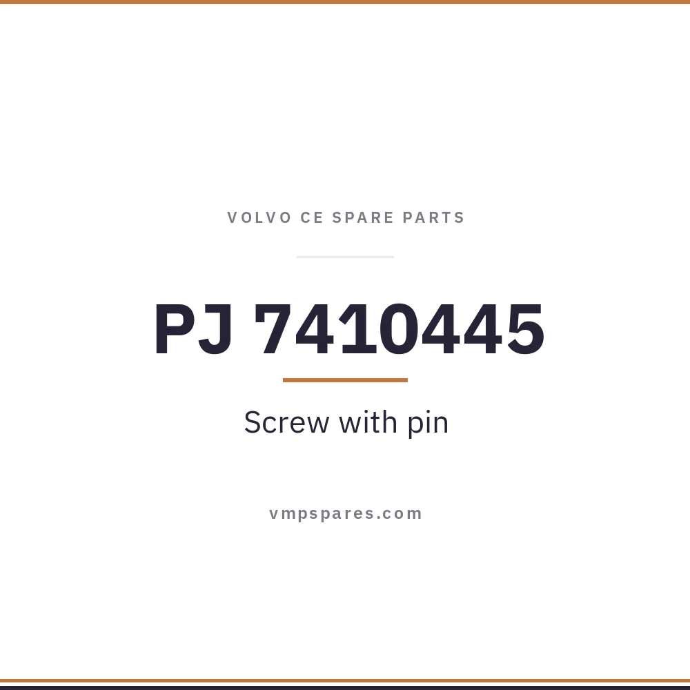 PJ 7410445 – Screw with pin
