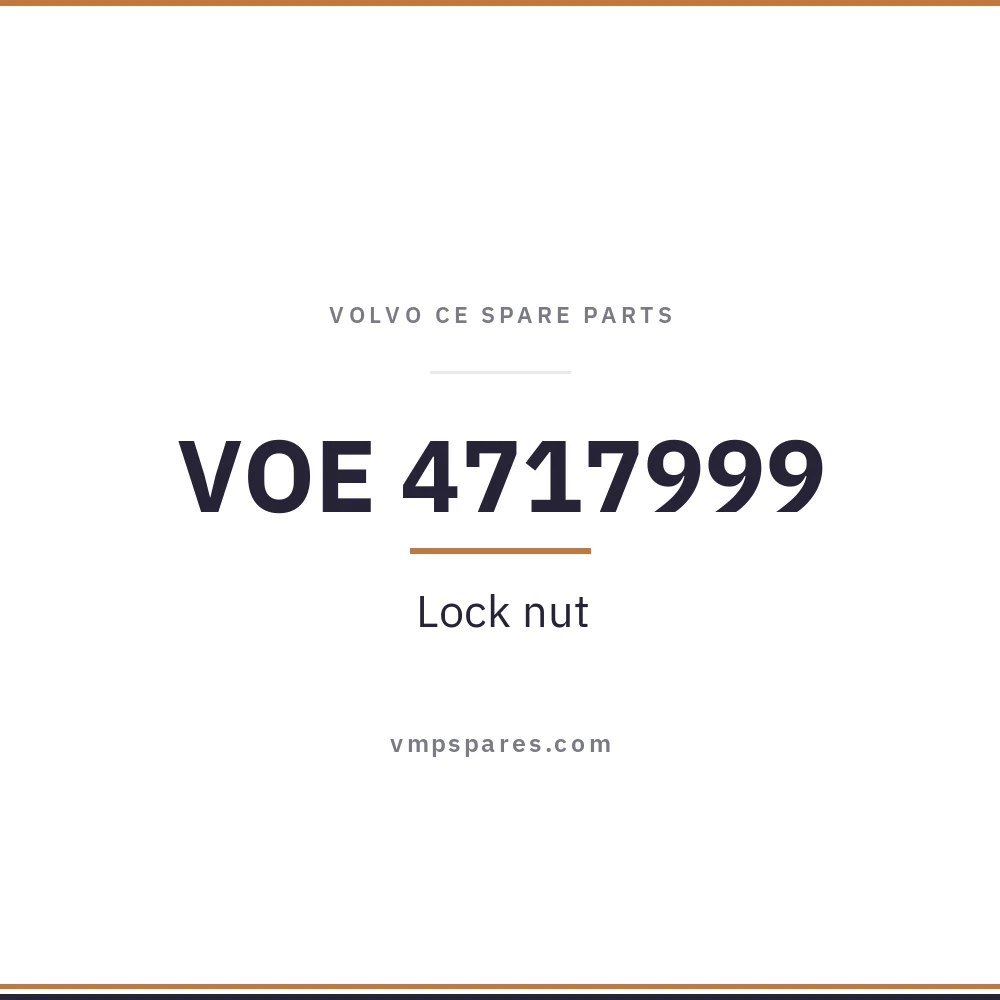 VOE 4717999 – Lock nut