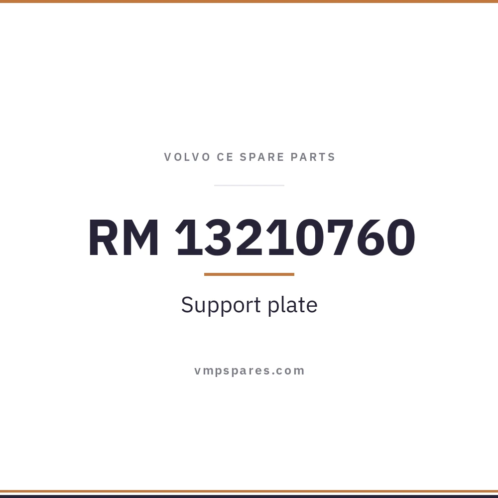RM 13210760 – Support plate