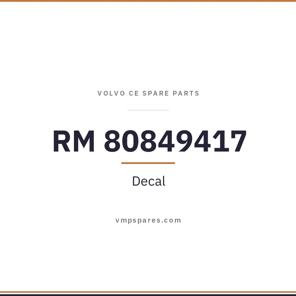 RM 80849417 – Decal