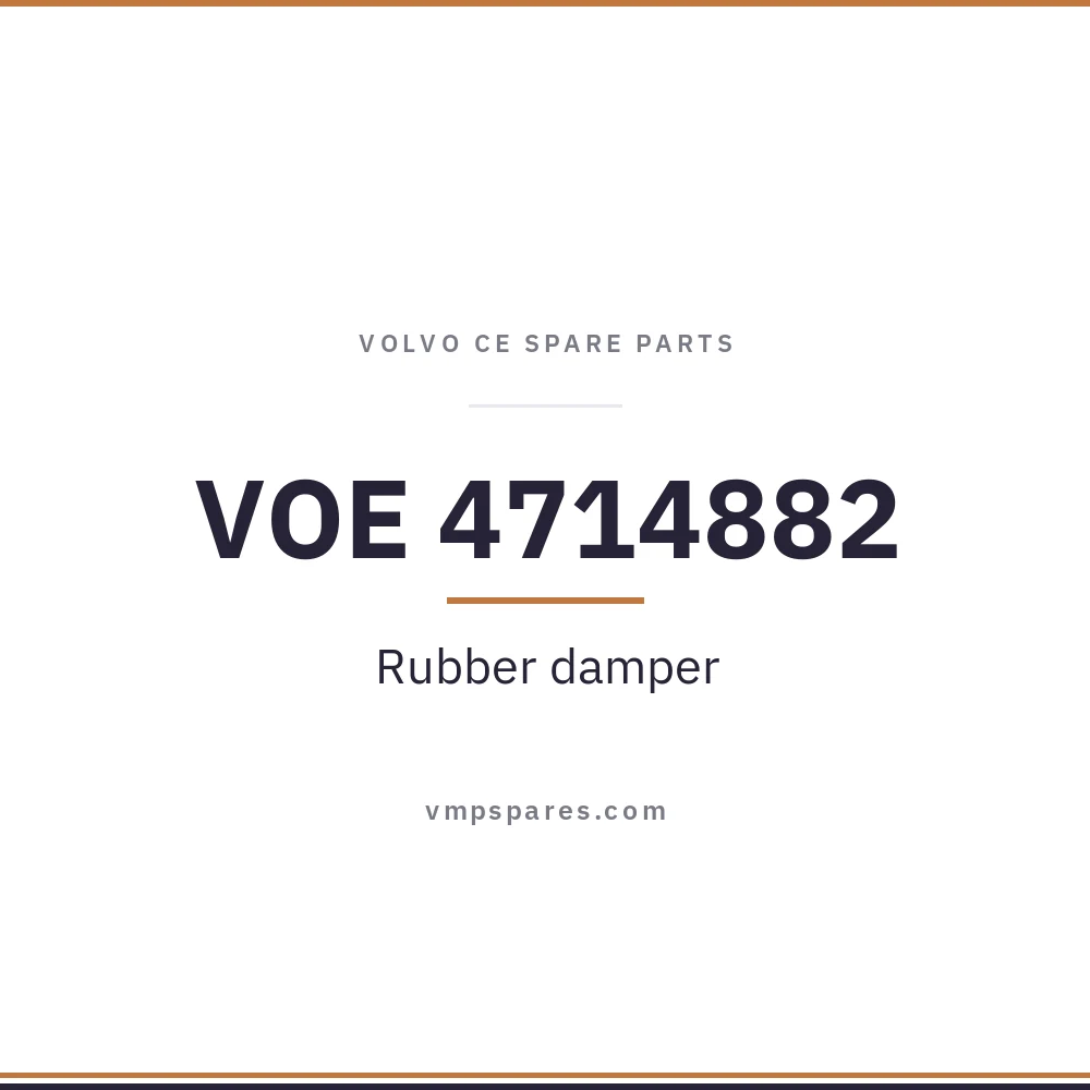 VOE 4714882 – Rubber damper
