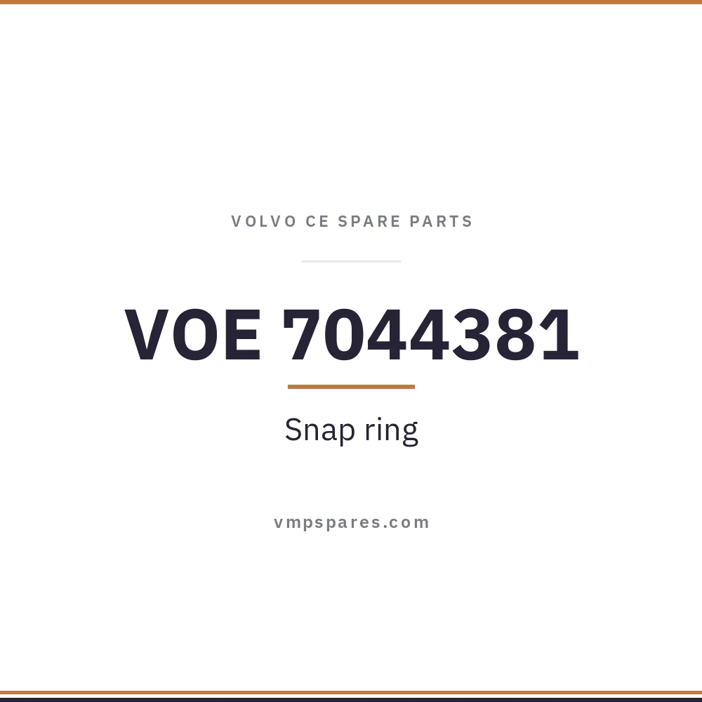VOE 7044381 – Snap ring
