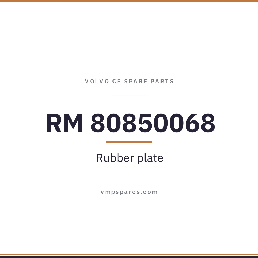 RM 80850068 – Rubber plate