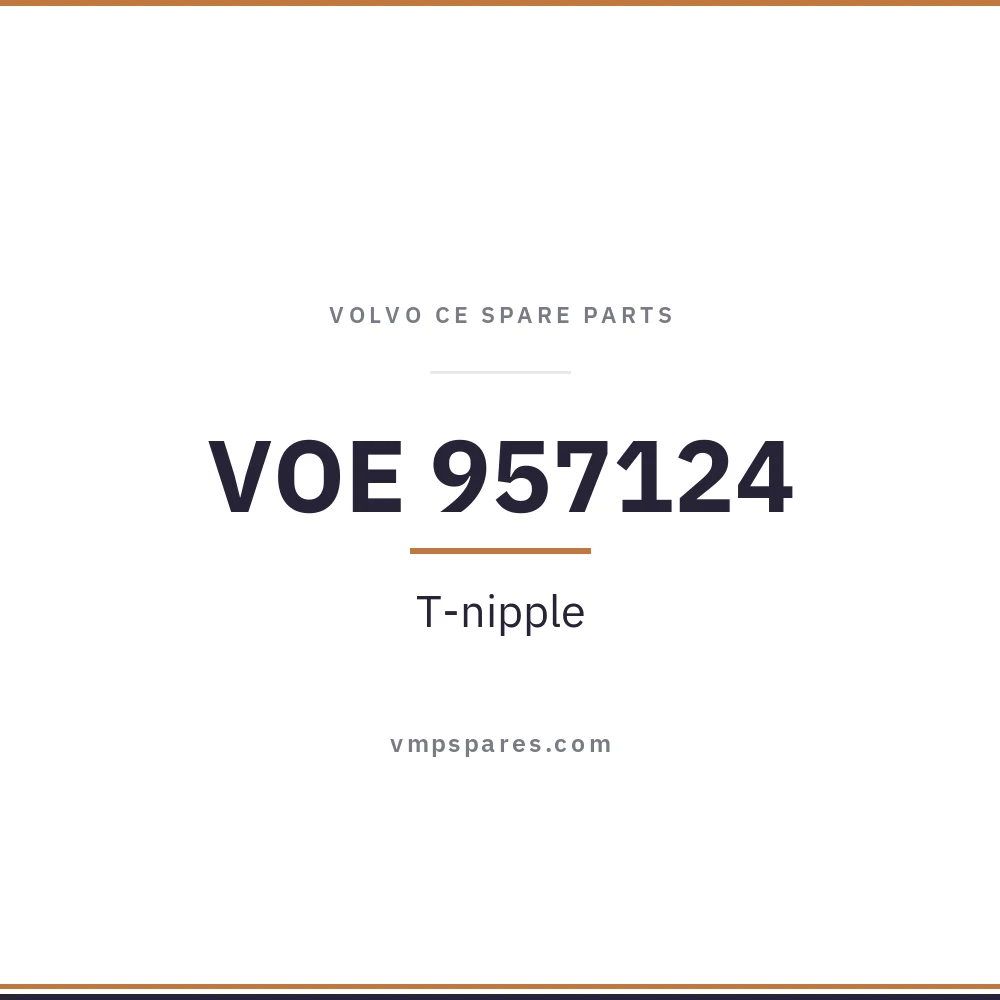 VOE 957124 – T-nipple