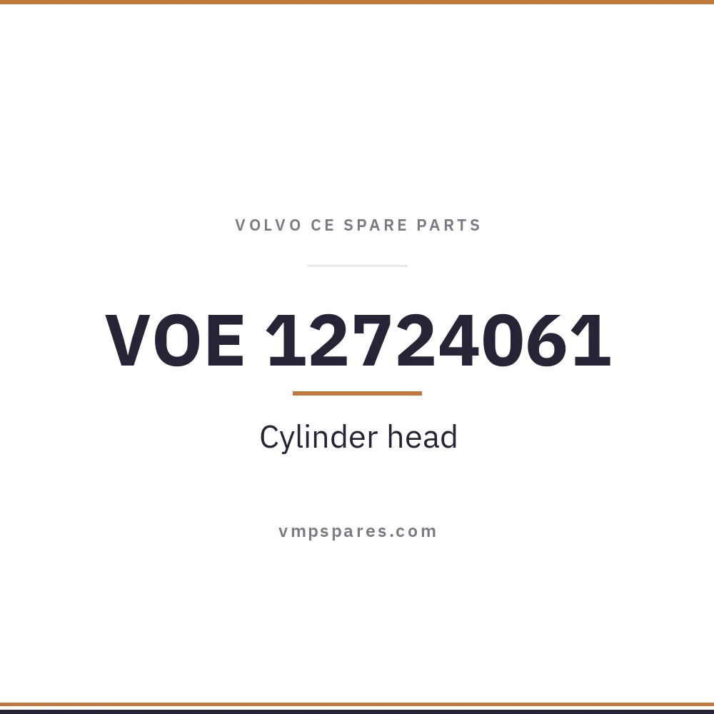 VOE 12724061 – Cylinder head