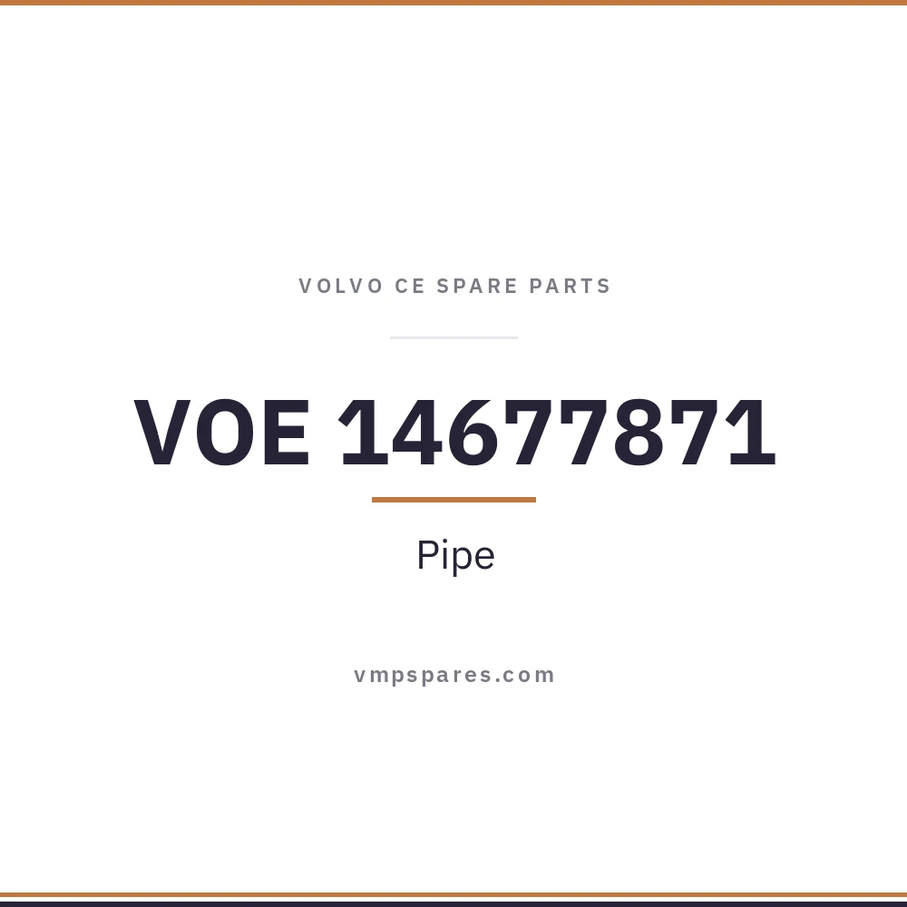 VOE 14677871 – Pipe