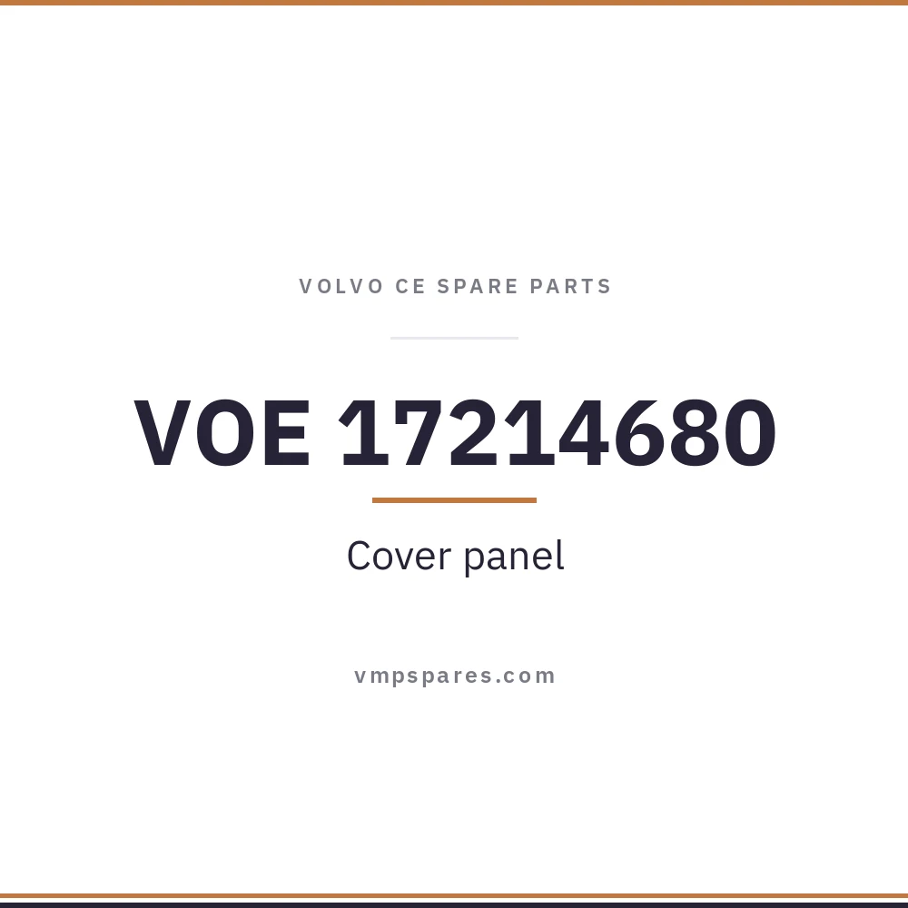 VOE 17214680 – Cover panel