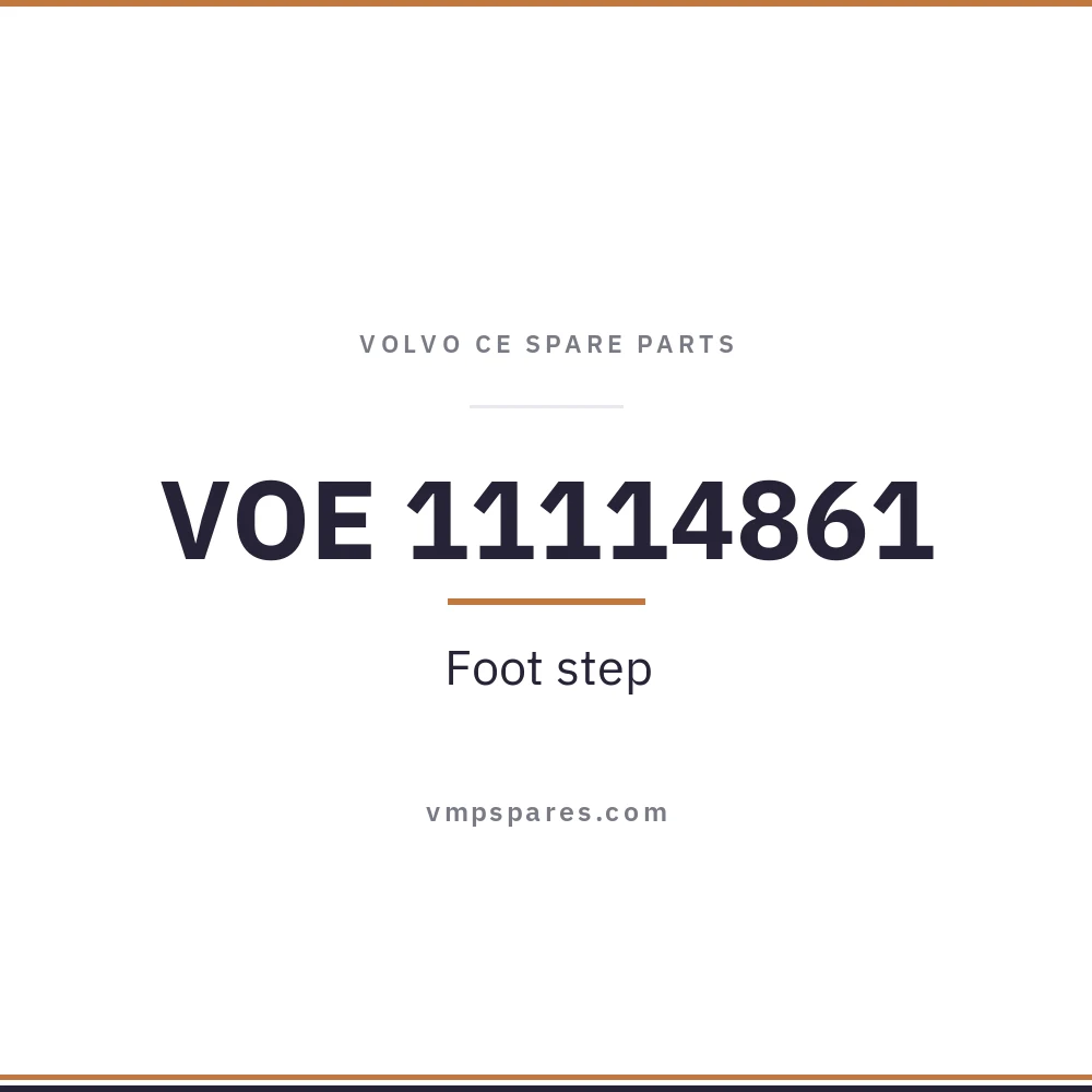 VOE 11114861 – Foot step