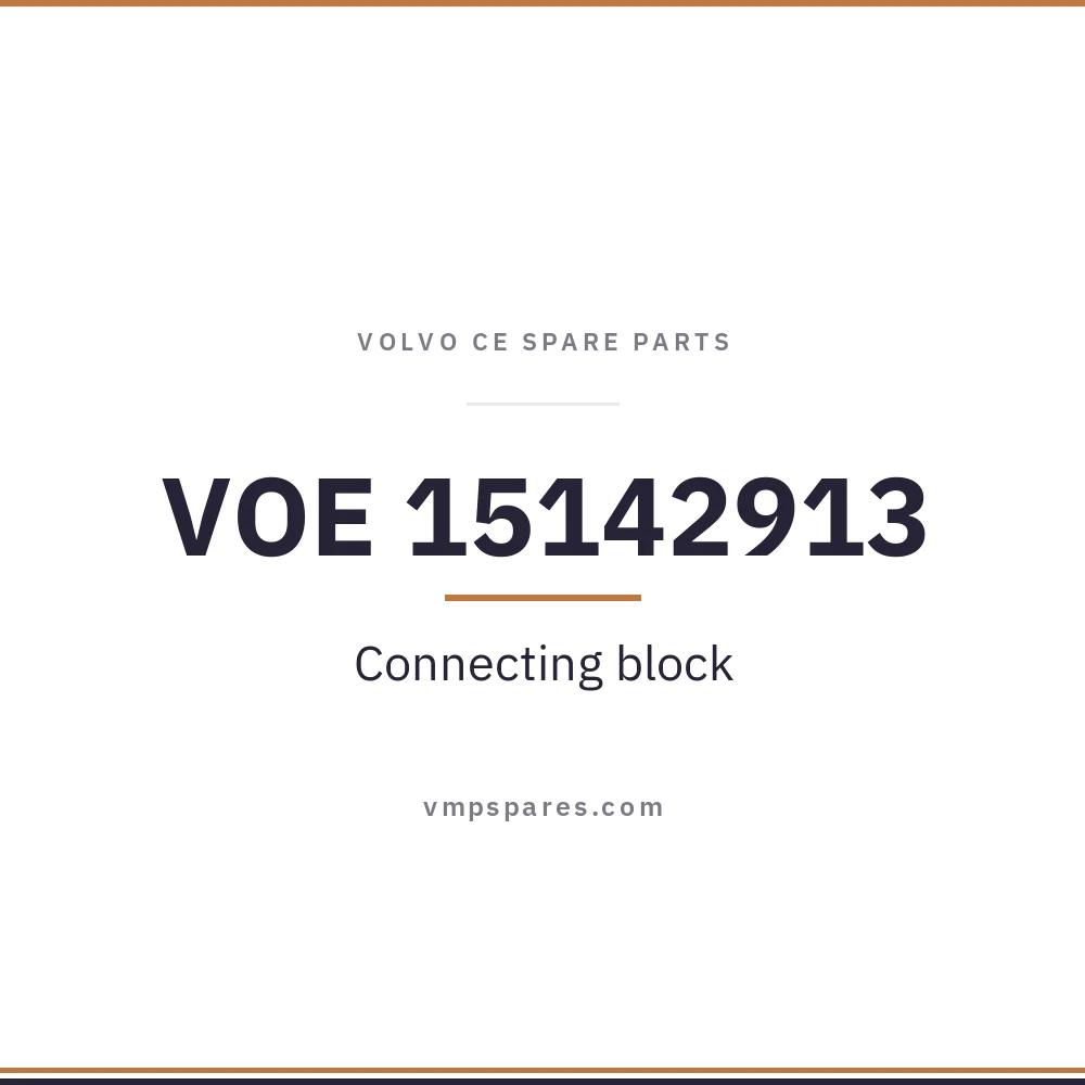 VOE 15142913 – Connecting block