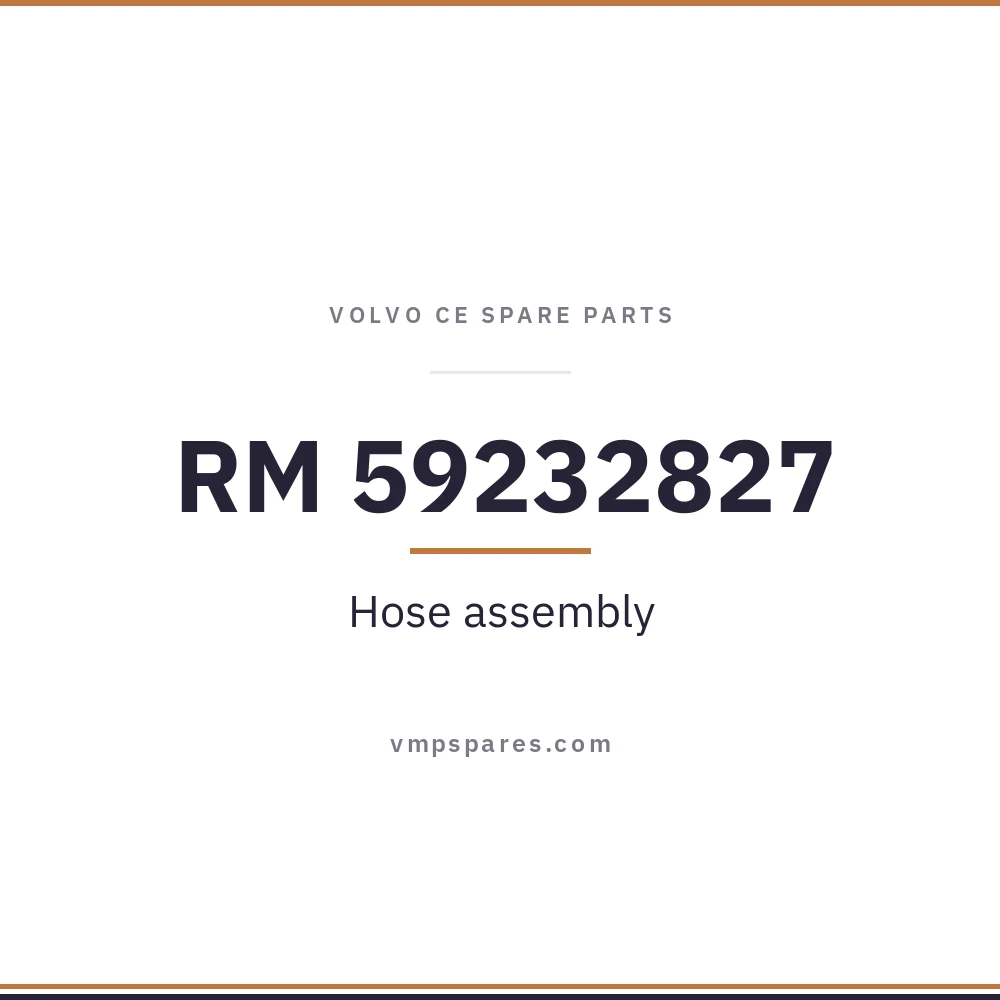 RM 59232827 – Hose assembly
