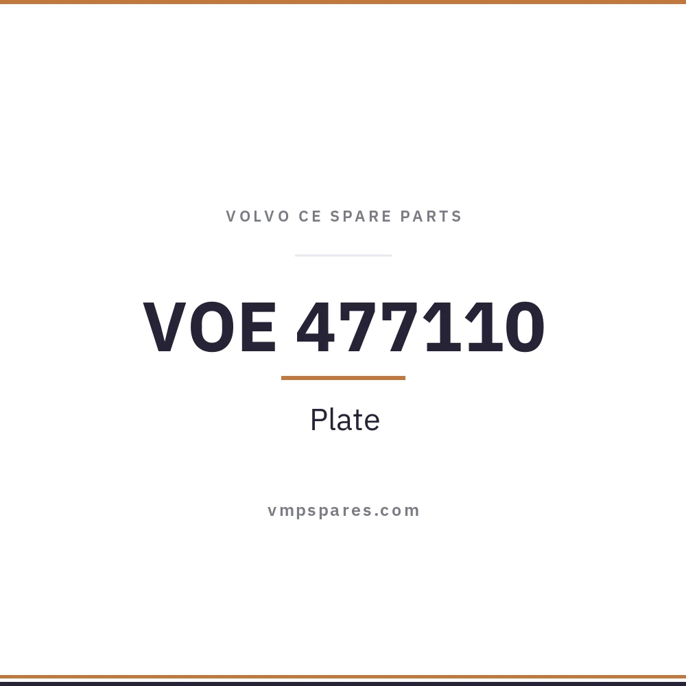 VOE 477110 – Plate