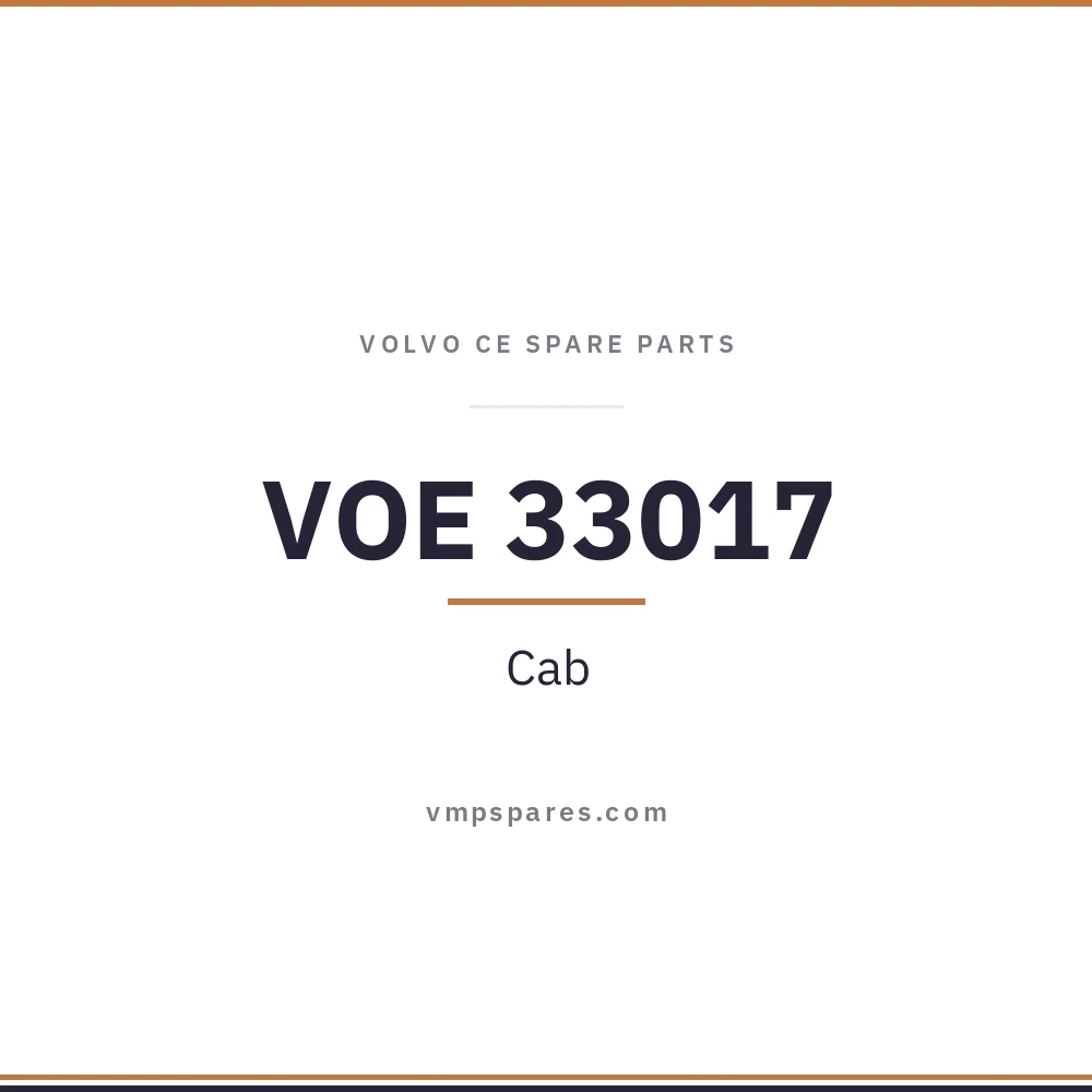 VOE 33017 – Cab