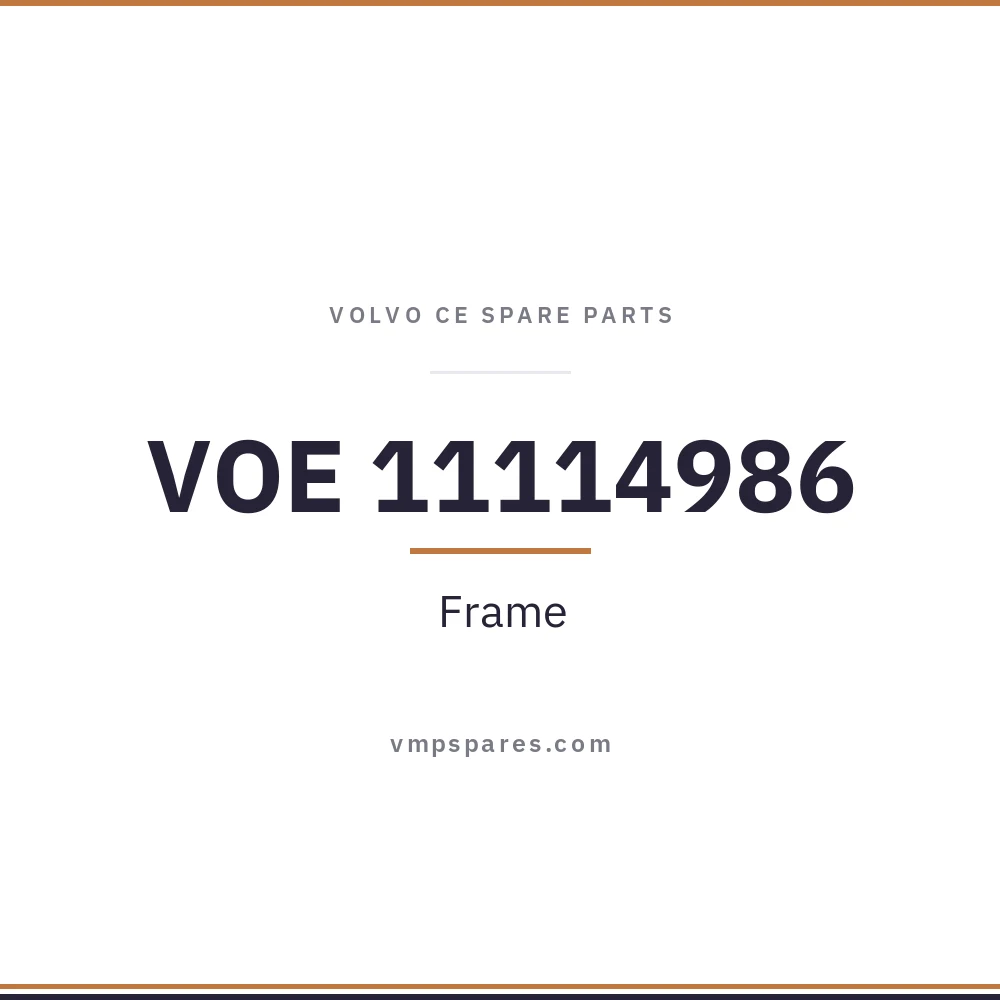 VOE 11114986 – Frame