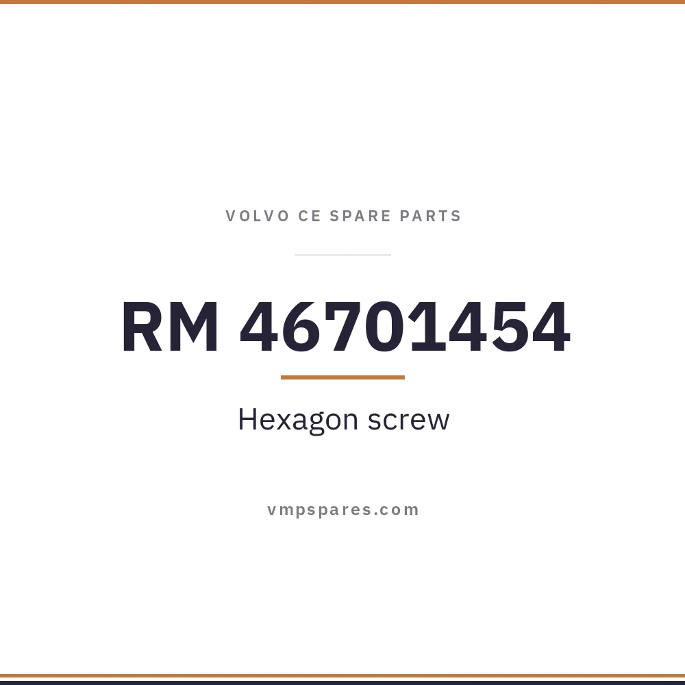 RM 46701454 – Hexagon screw